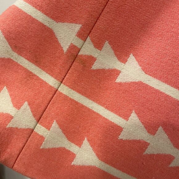 ~Anthropologie Med Wool Coat Lauren Moffatt "Eastward" Coral Peach Women's M - Picture 10 of 15